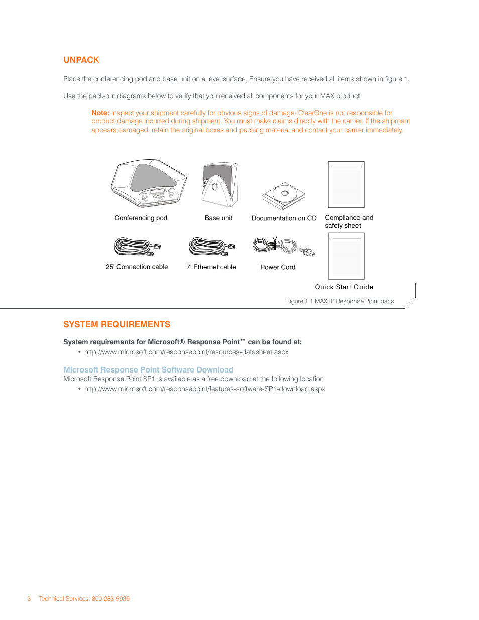 ClearOne comm IP Response Point User Manual | Page 7 / 34