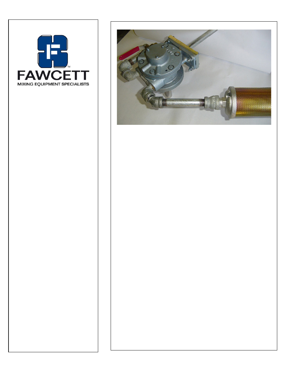 Fawcett 104 Series Powerhead User Manual | 9 pages