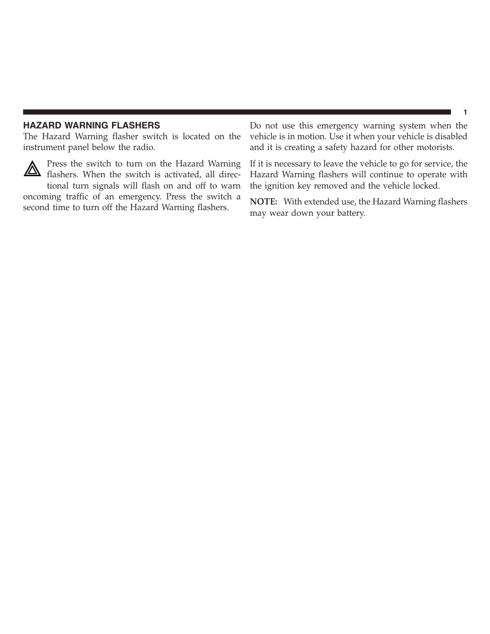 Hazard warning flashers | FIAT 2013 500 User Manual | Page 147 / 206