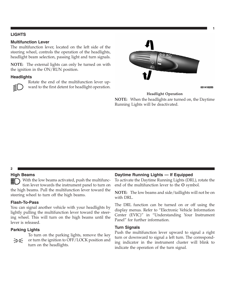 Lights | FIAT 2013 500 User Manual | Page 51 / 206