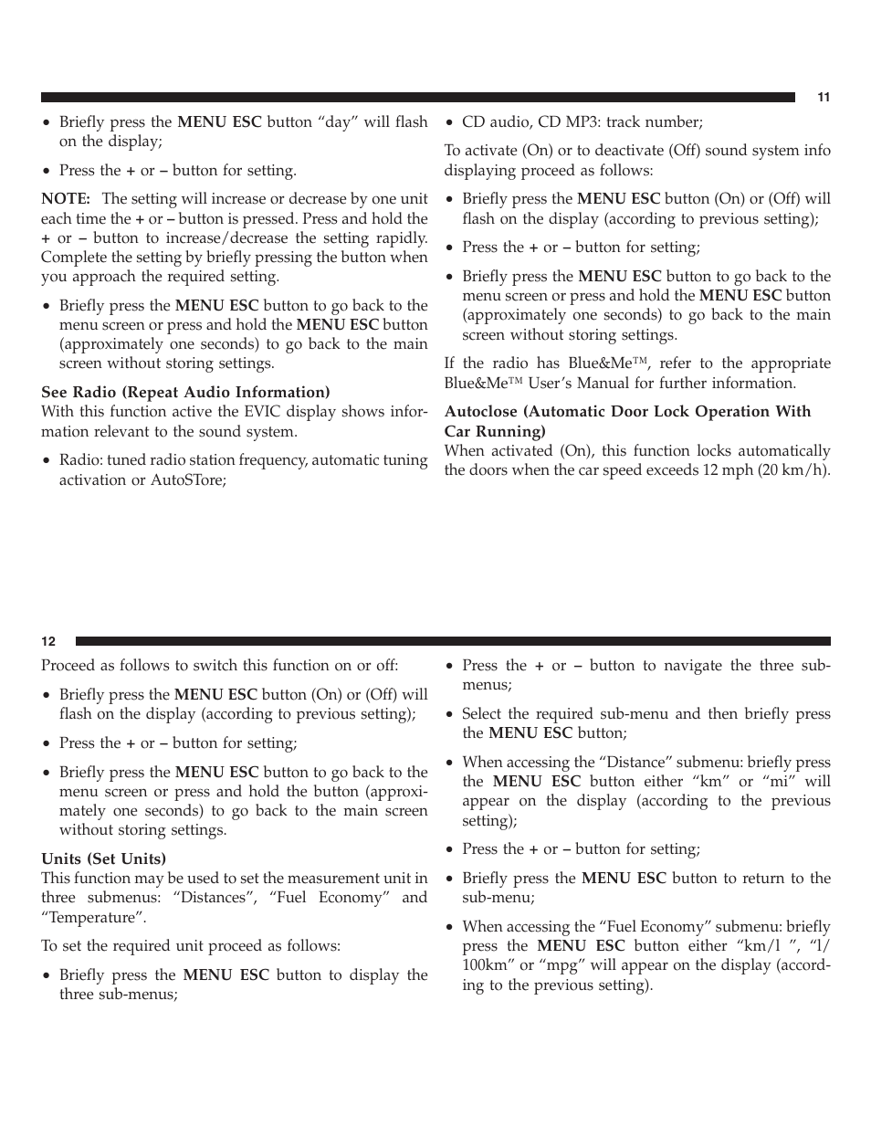 FIAT 2013 500 User Manual | Page 84 / 206