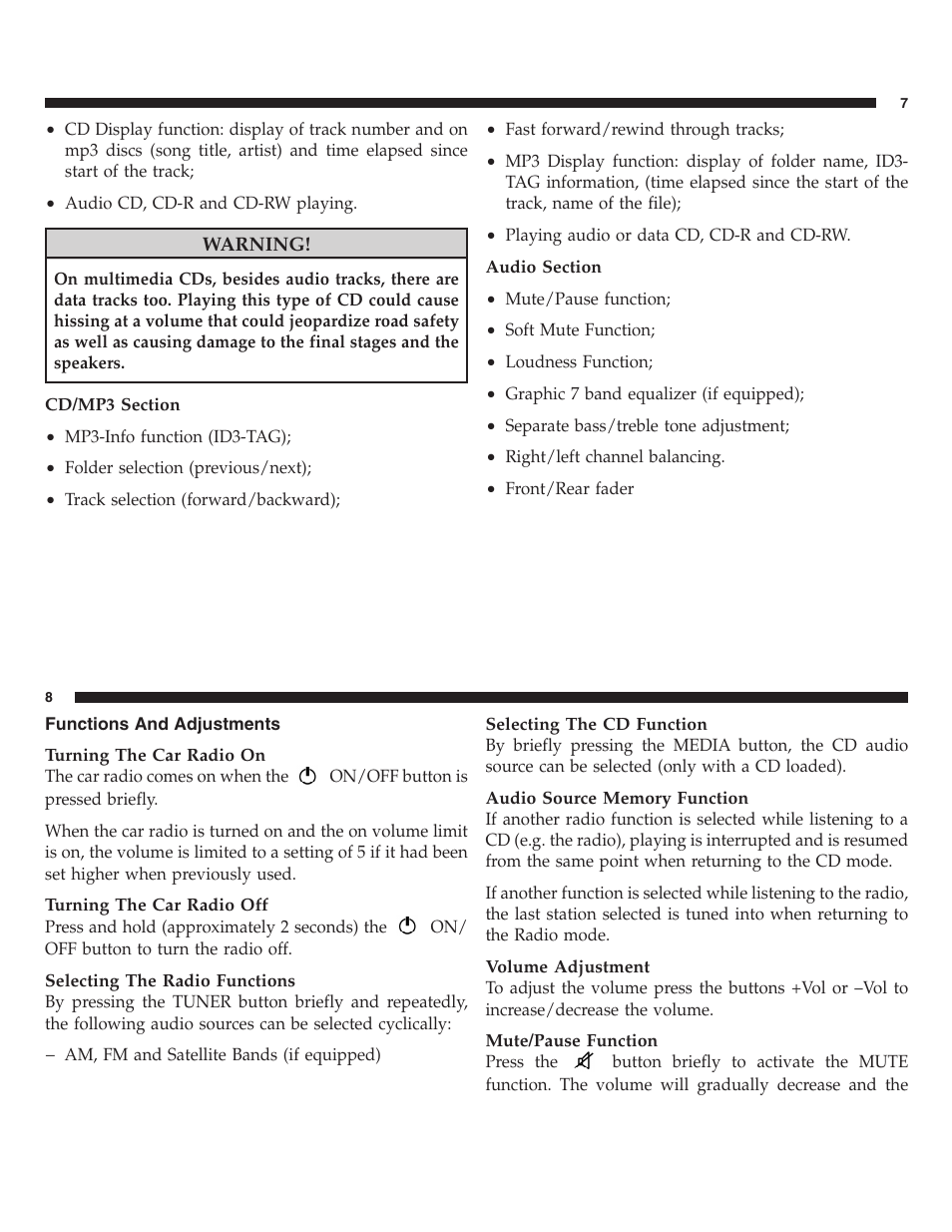 FIAT 2013 500 User Manual | Page 90 / 206