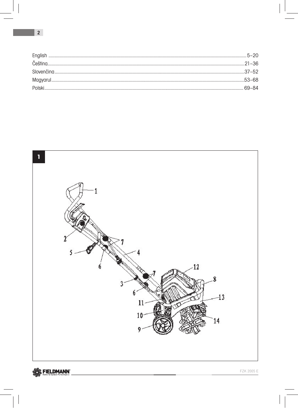 Fieldmann FZK 2005-E User Manual | Page 2 / 84
