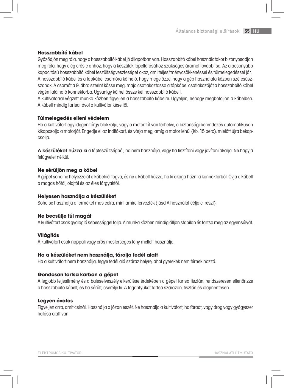 Fieldmann FZK 2005-E User Manual | Page 55 / 84