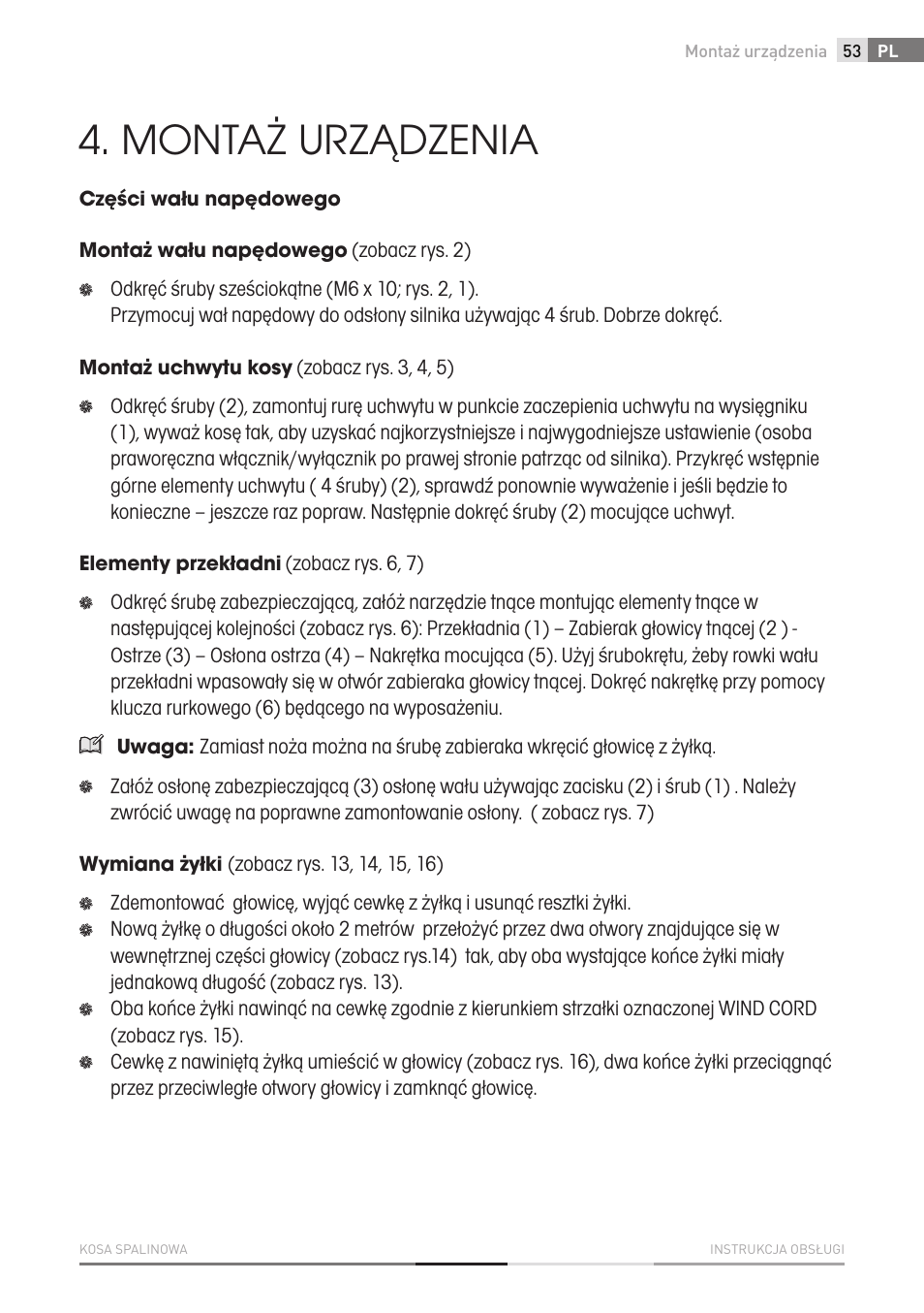 Montaż urządzenia | Fieldmann FZS 4003 B User Manual | Page 53 / 66