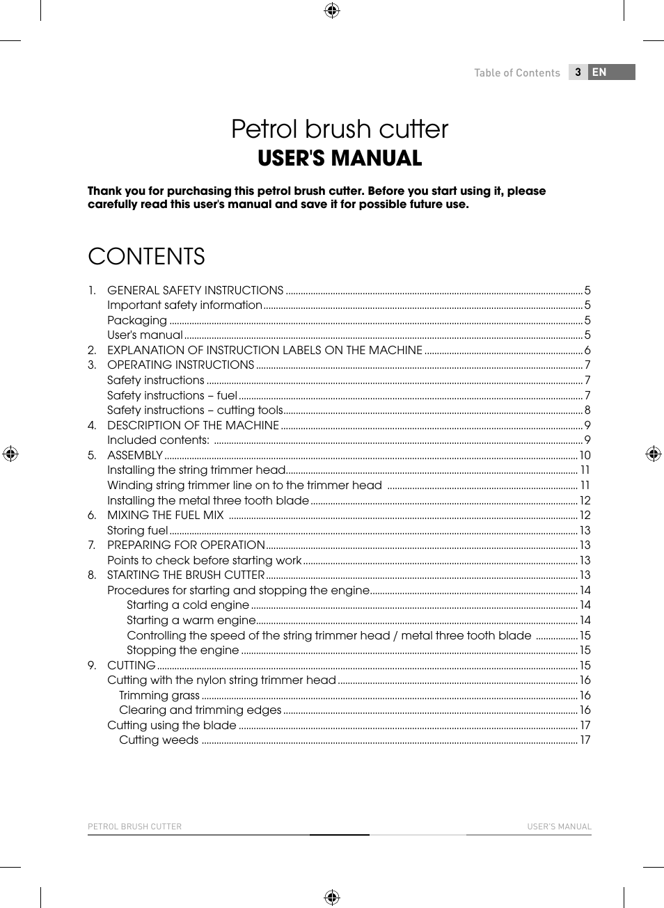 Fieldmann FZS 3020-B User Manual | Page 3 / 144