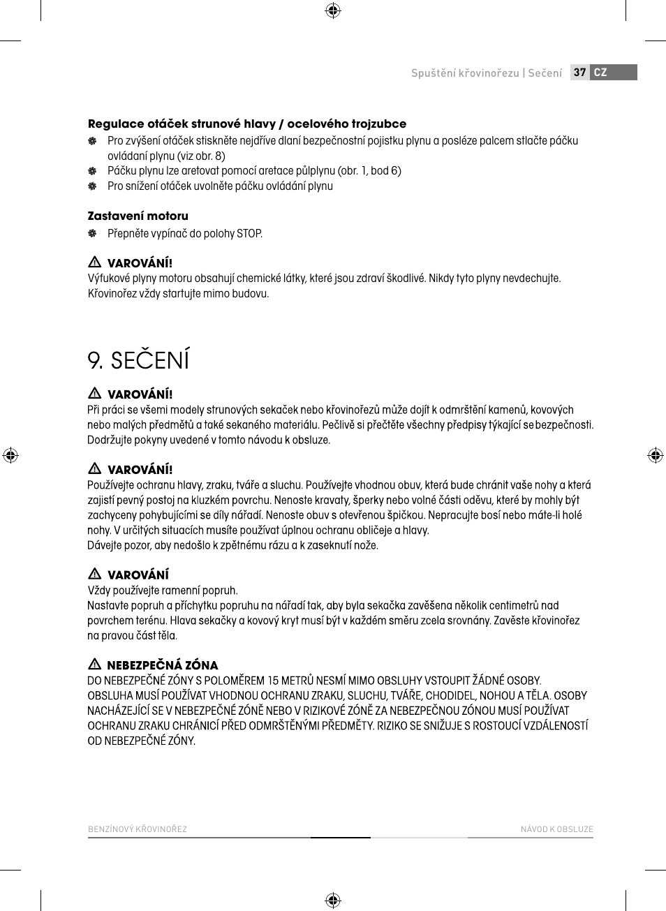 Fieldmann FZS 3020-B User Manual | Page 37 / 144