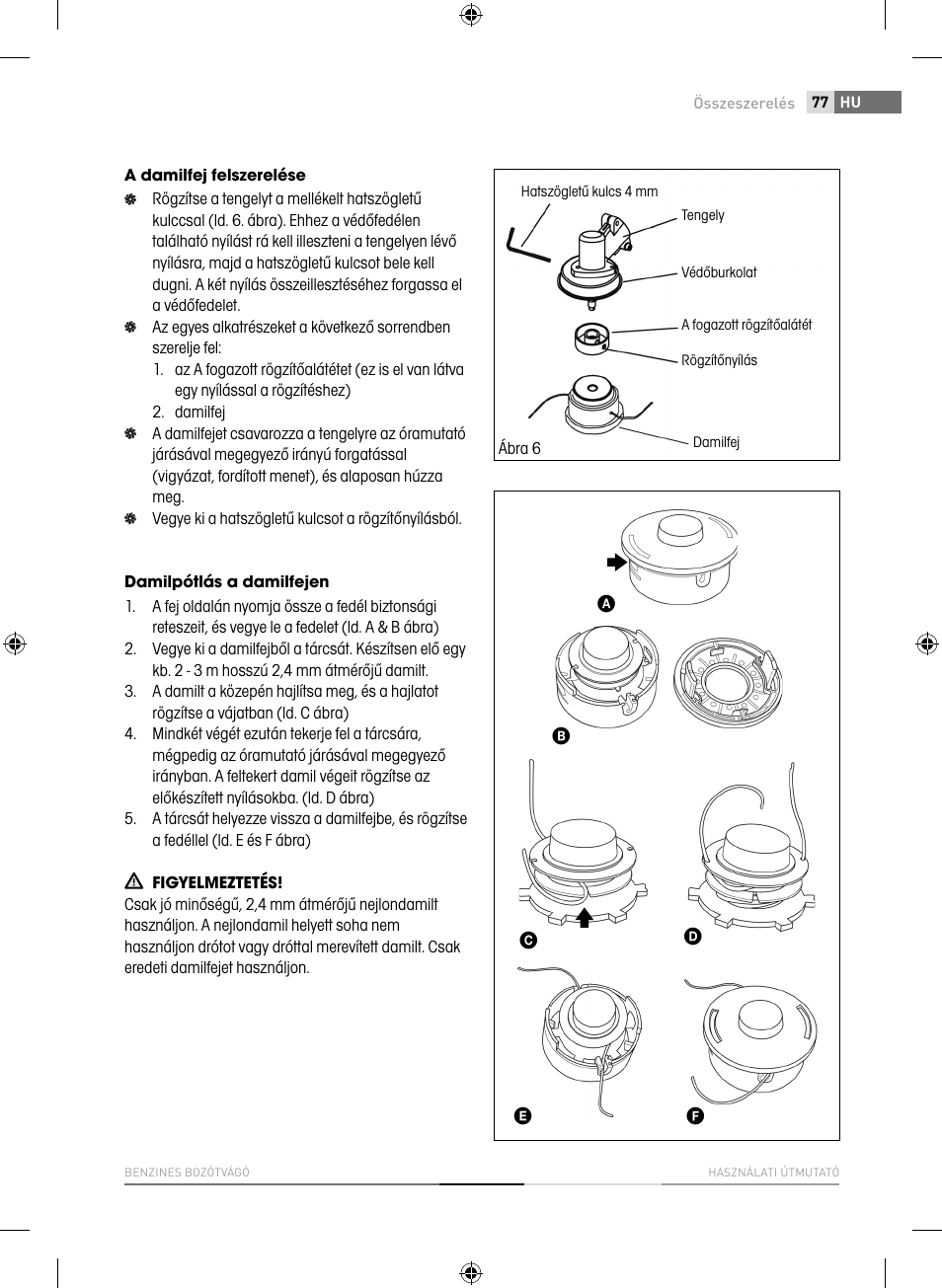 Fieldmann FZS 3020-B User Manual | Page 77 / 144