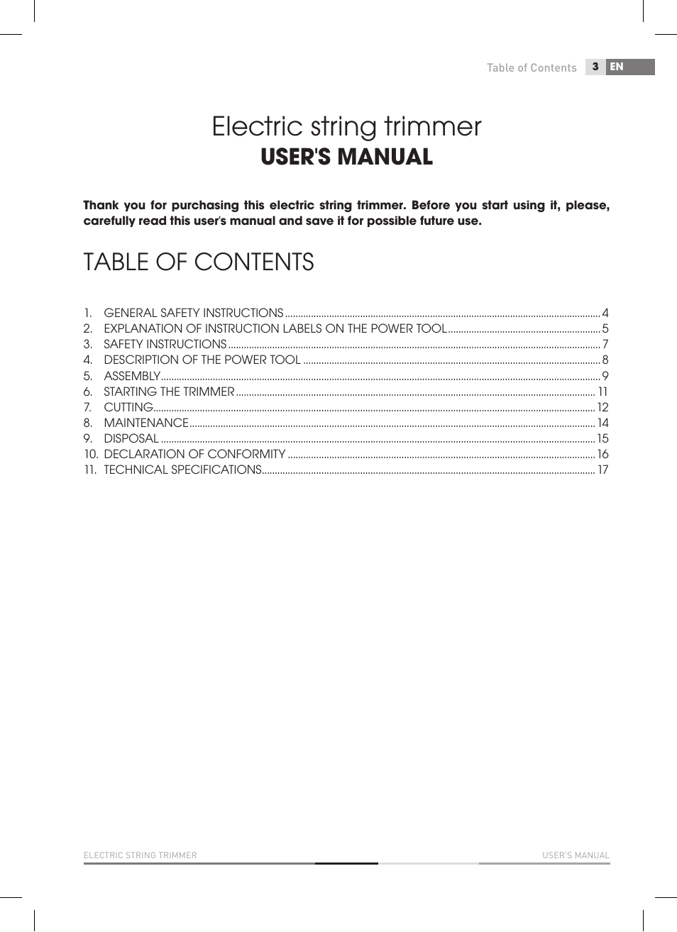 Fieldmann FZS 2050-E User Manual | Page 3 / 108