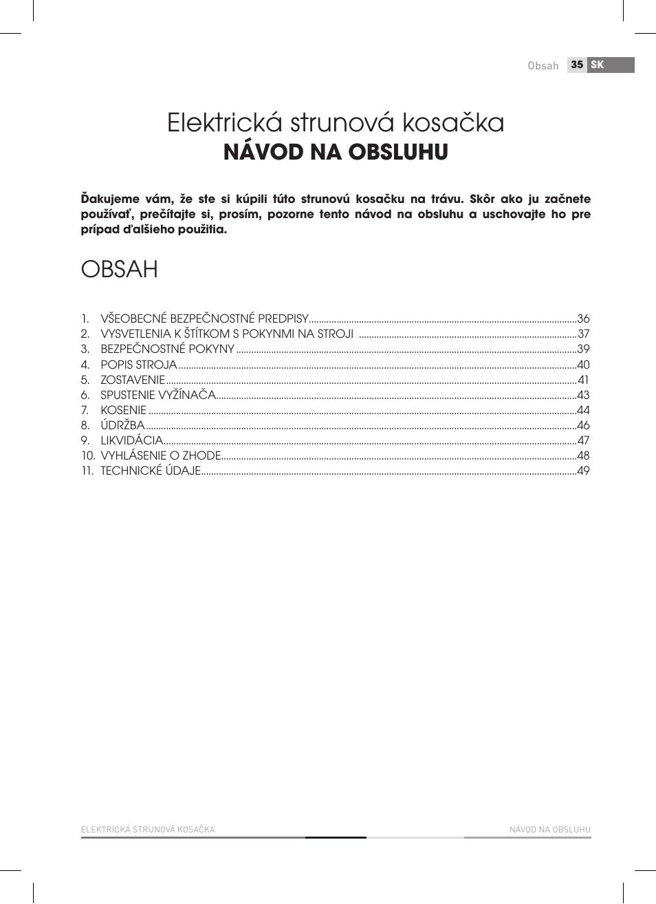 Fieldmann FZS 2050-E User Manual | Page 35 / 108