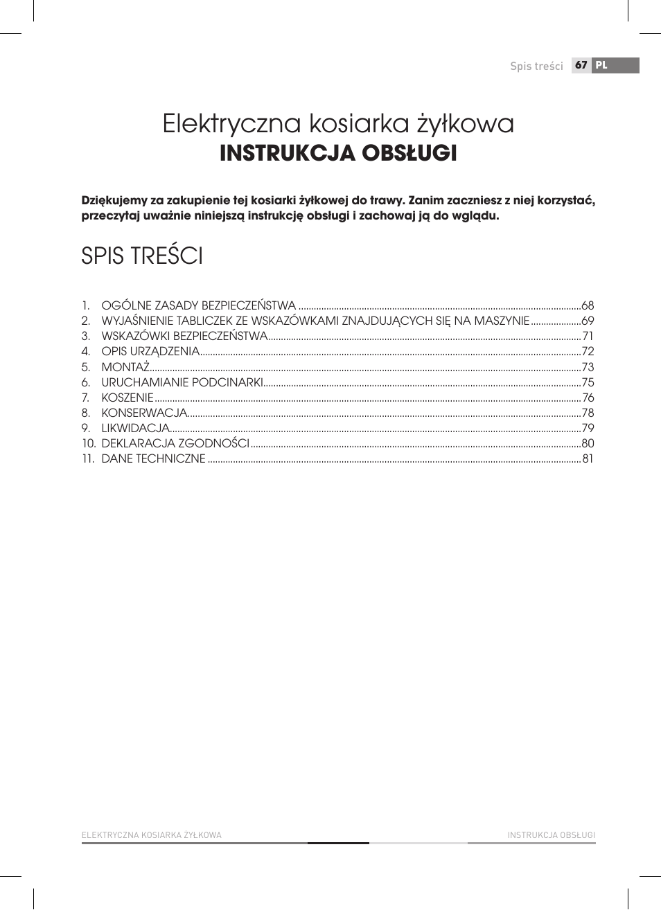 Fieldmann FZS 2050-E User Manual | Page 67 / 108