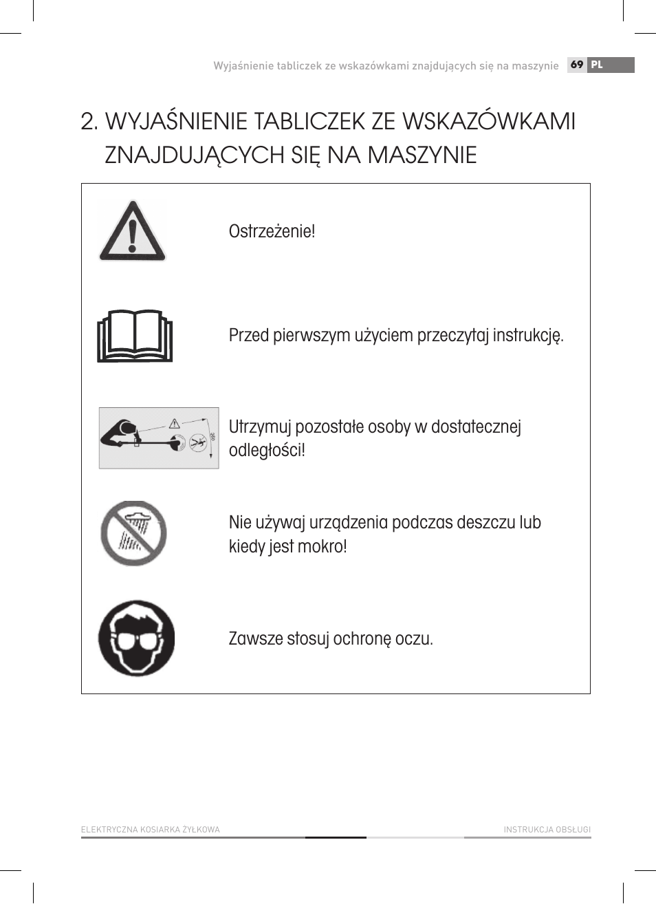 Fieldmann FZS 2050-E User Manual | Page 69 / 108