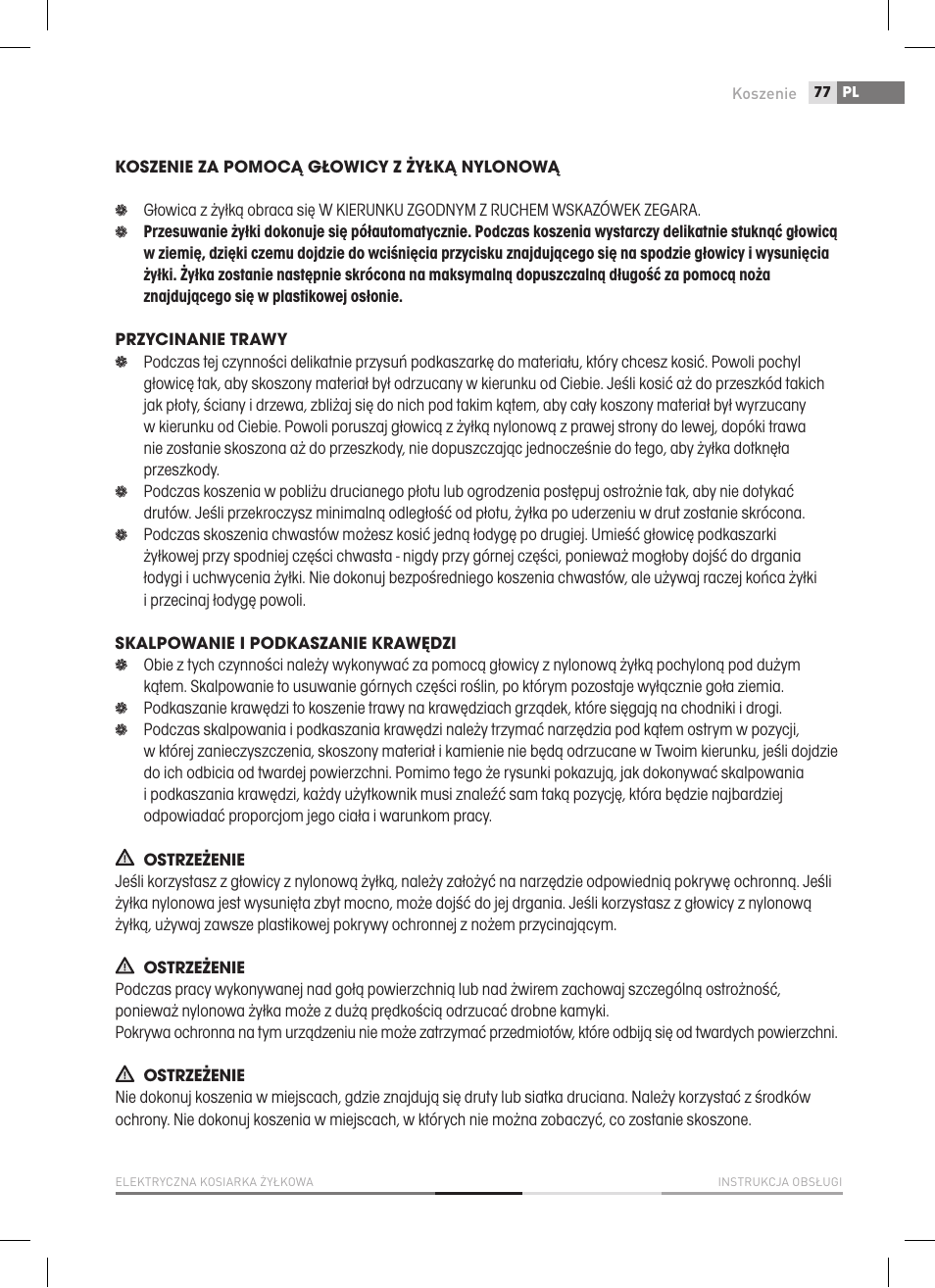 Fieldmann FZS 2050-E User Manual | Page 77 / 108