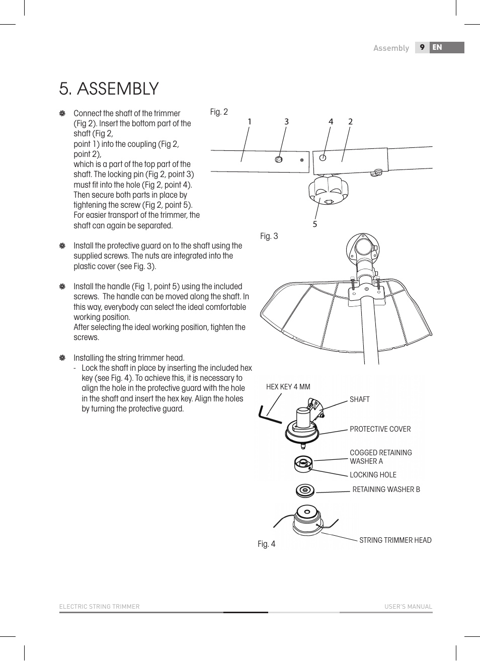 Assembly | Fieldmann FZS 2050-E User Manual | Page 9 / 108