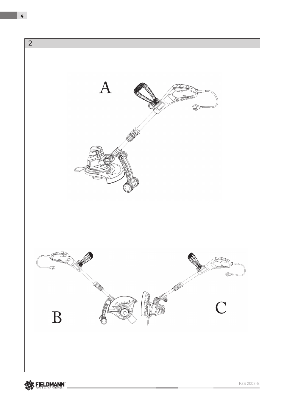 Ab c | Fieldmann FZS 2002-E User Manual | Page 4 / 82