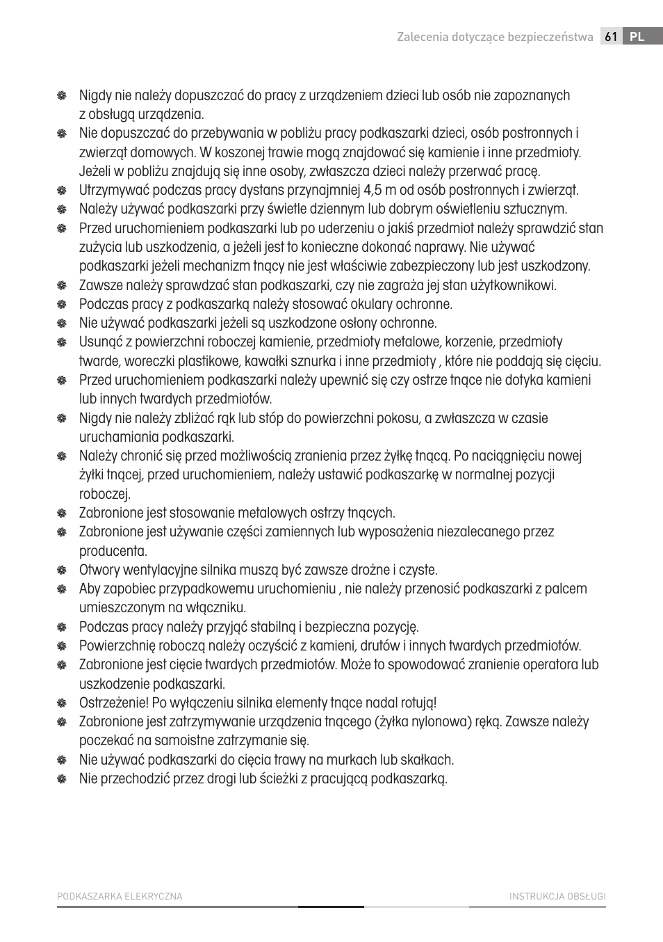Fieldmann FZS 2002-E User Manual | Page 61 / 82