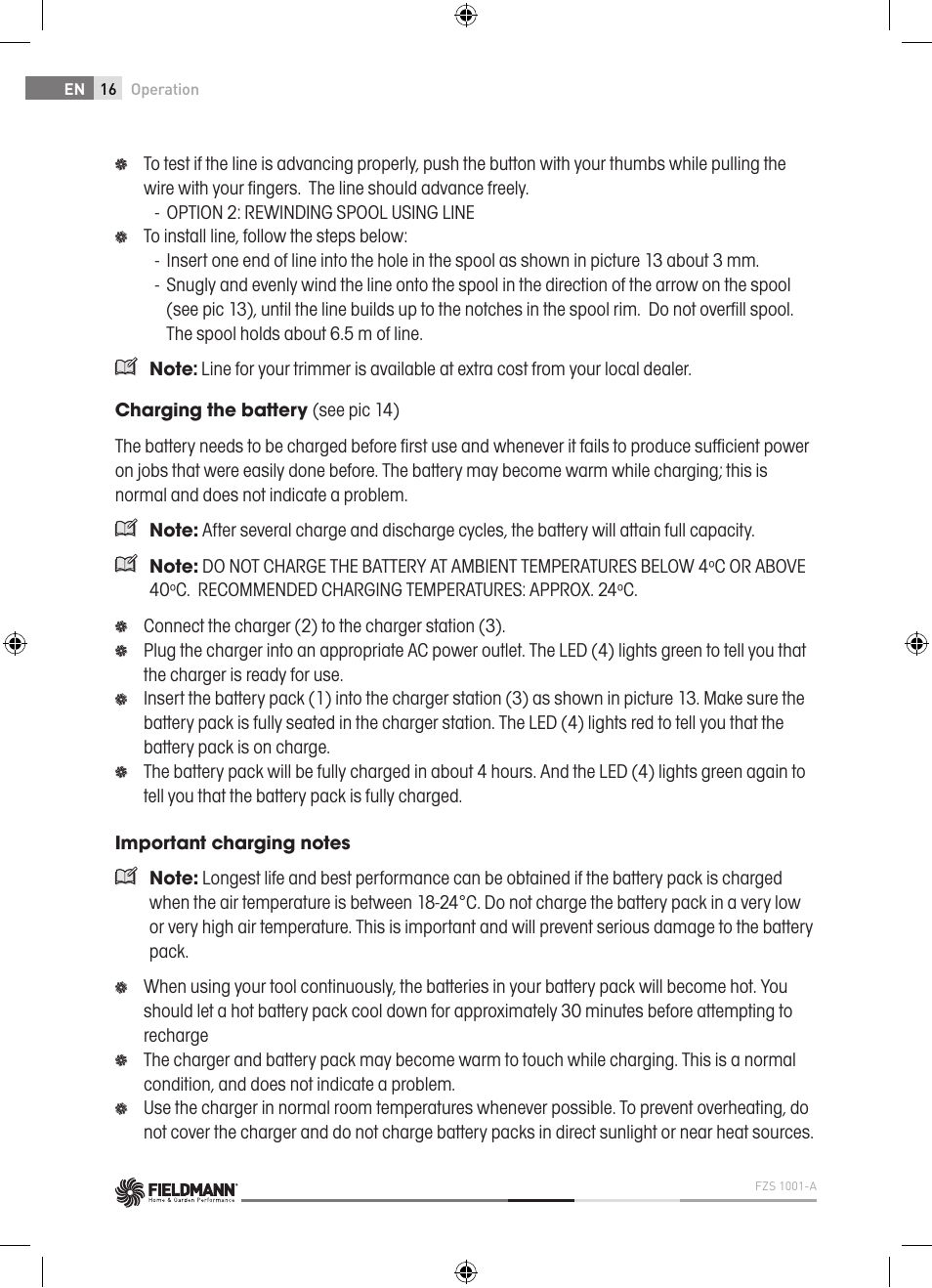 Fieldmann FZS 1001-A User Manual | Page 16 / 104