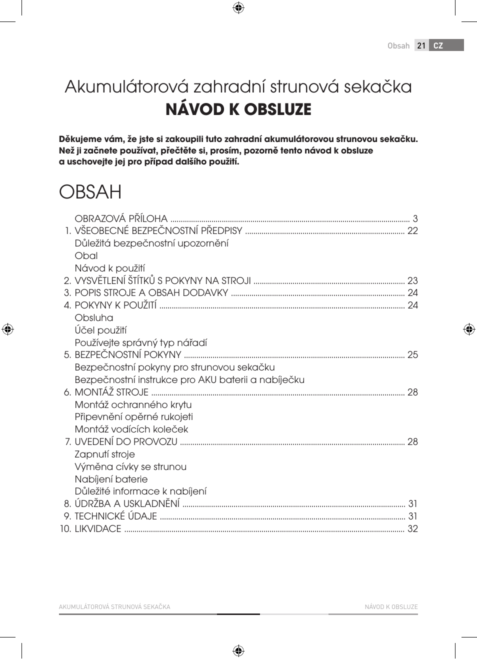 Fieldmann FZS 1001-A User Manual | Page 21 / 104