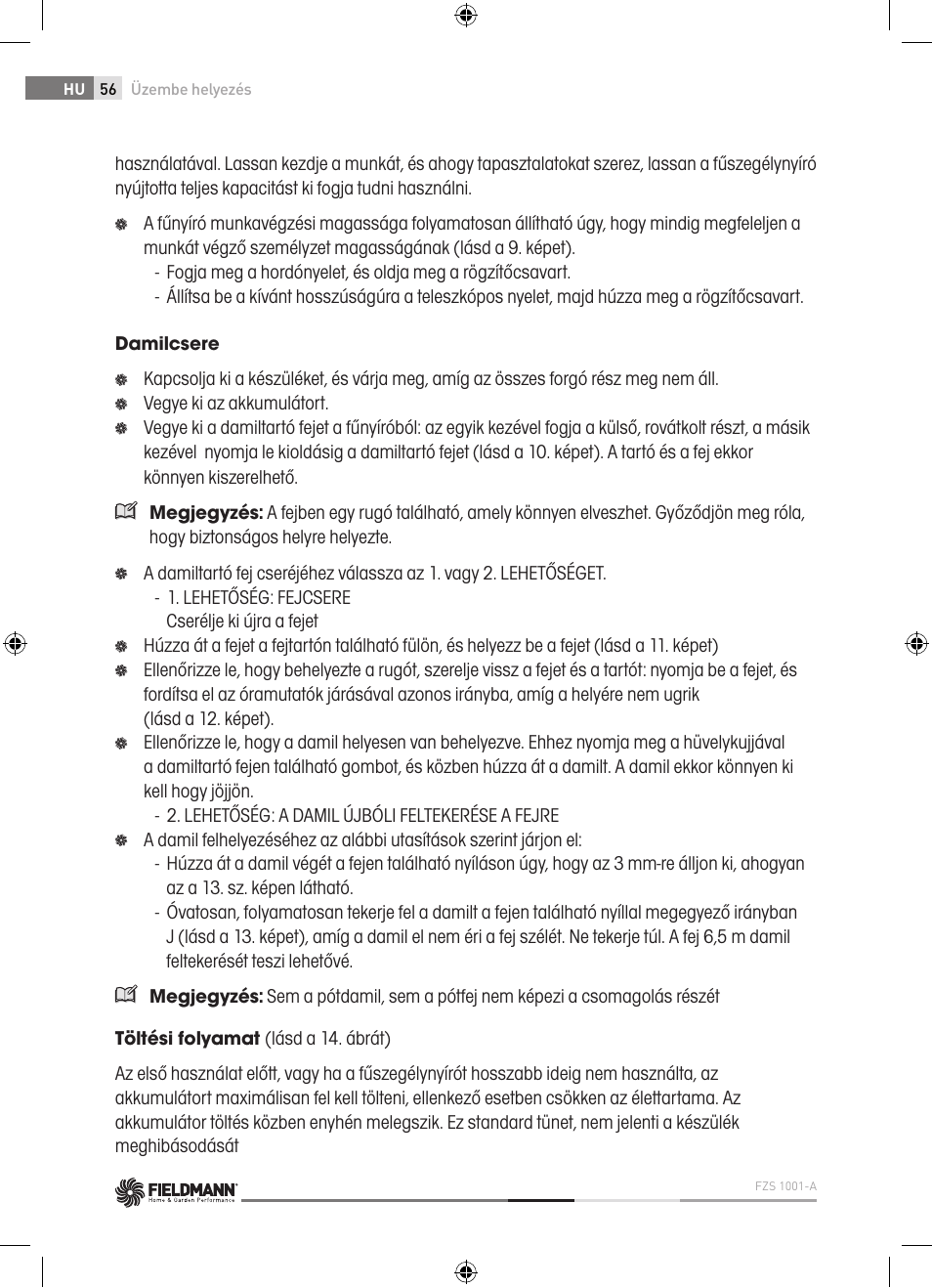 Fieldmann FZS 1001-A User Manual | Page 56 / 104
