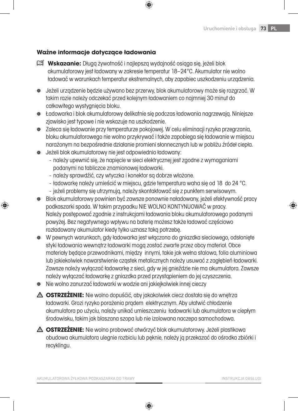 Fieldmann FZS 1001-A User Manual | Page 73 / 104