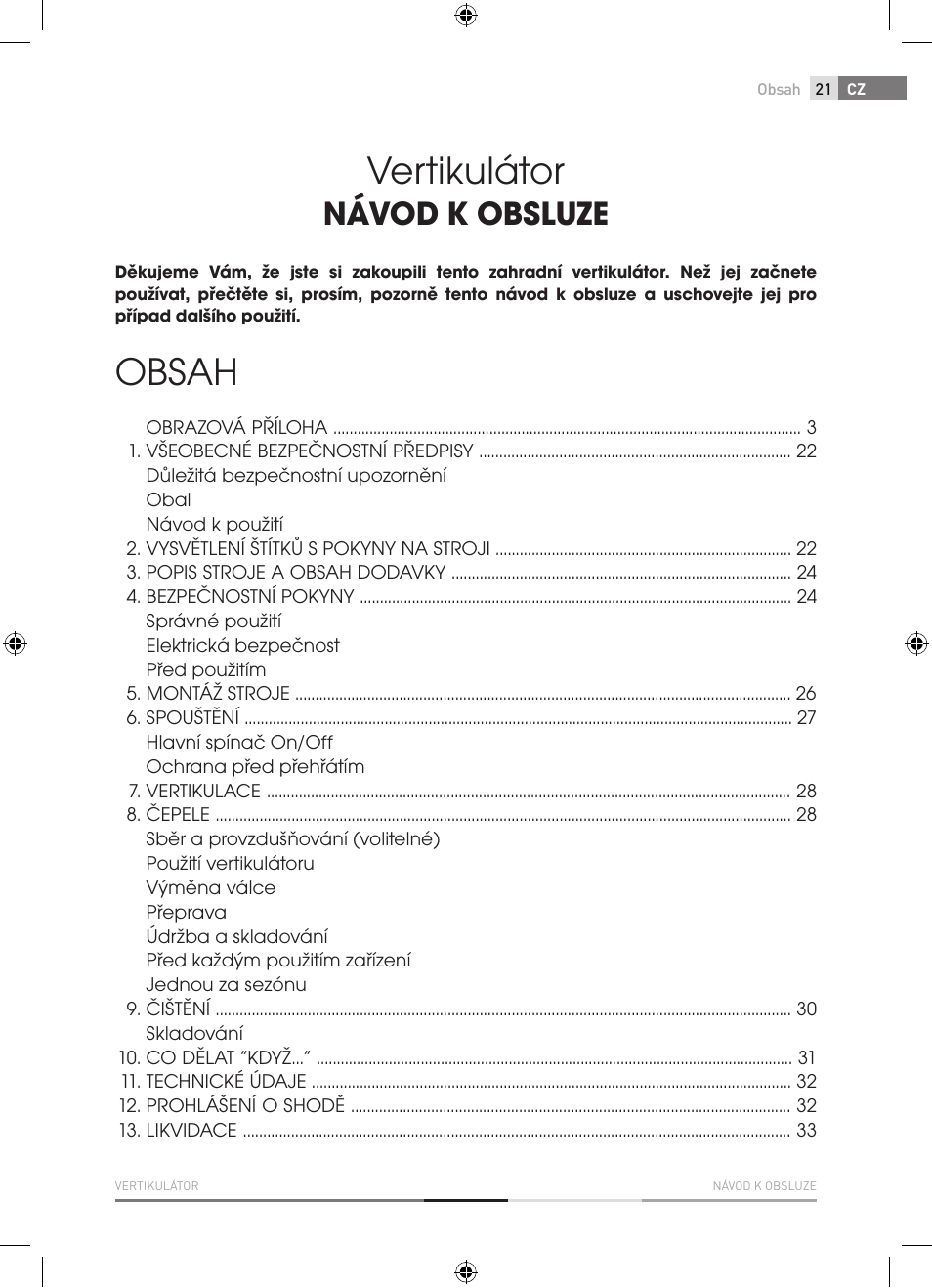 Fieldmann FZV 2001-E User Manual | Page 21 / 96