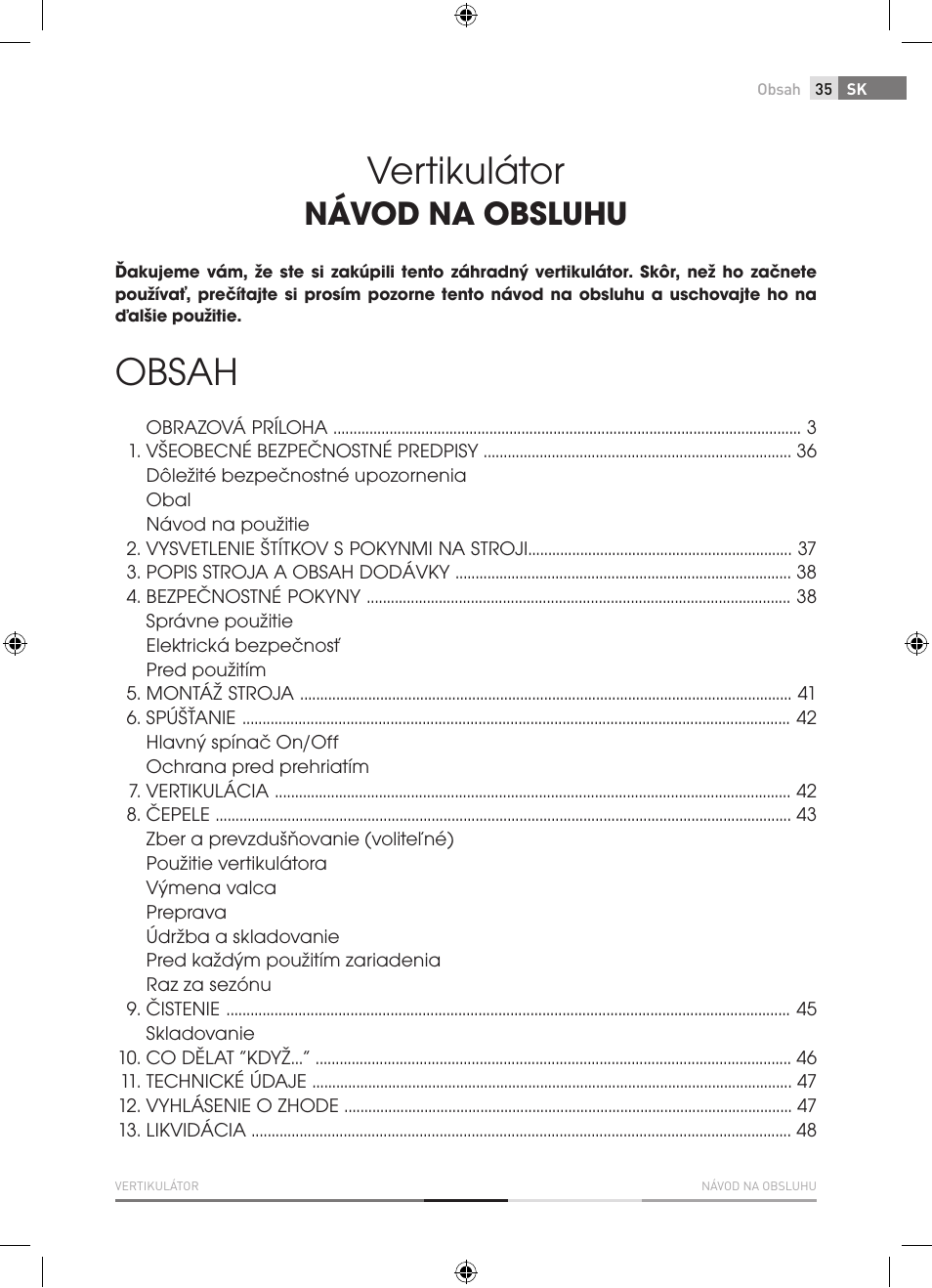 Fieldmann FZV 2001-E User Manual | Page 35 / 96
