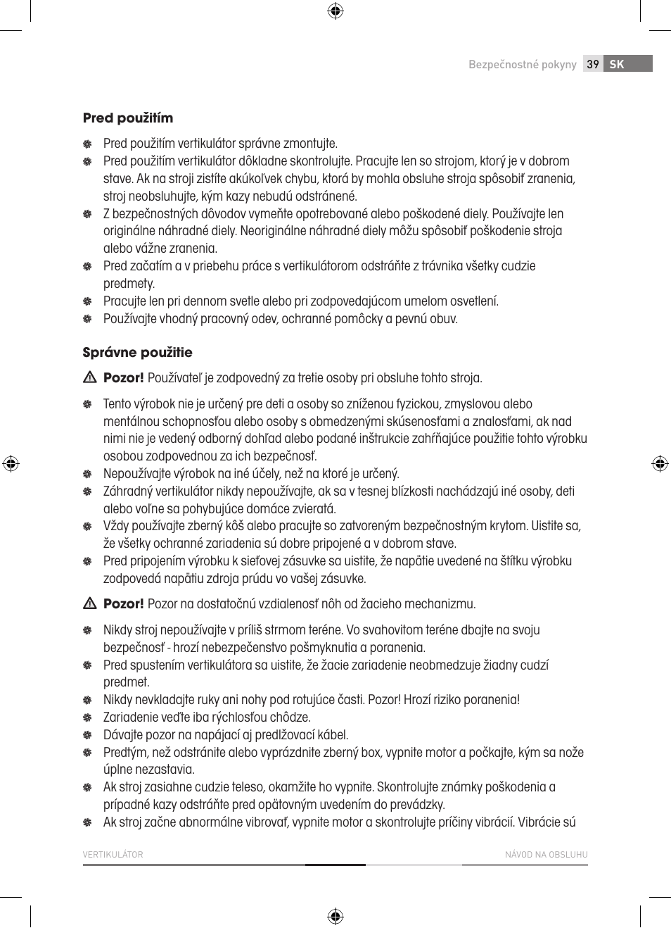 Fieldmann FZV 2001-E User Manual | Page 39 / 96