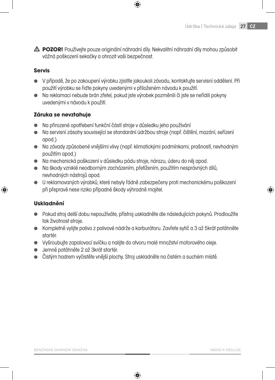 Fieldmann FZR 4012-B User Manual | Page 27 / 82