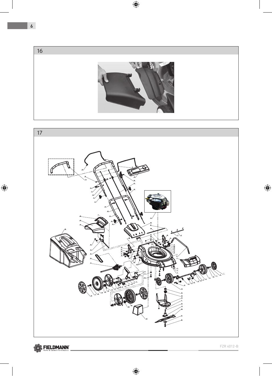 Fieldmann FZR 4012-B User Manual | Page 6 / 82