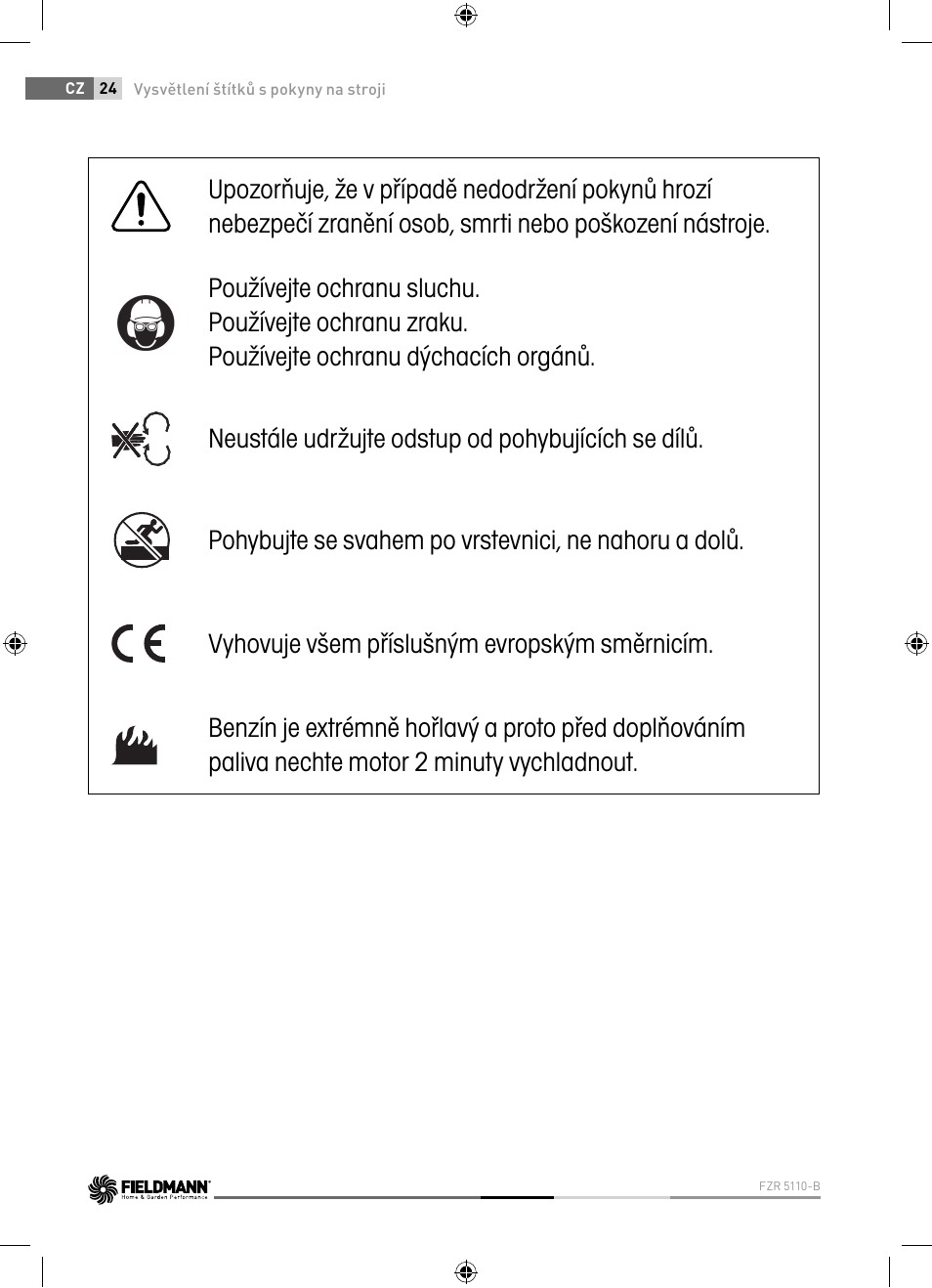 Fieldmann FZR 5110-B User Manual | Page 24 / 92