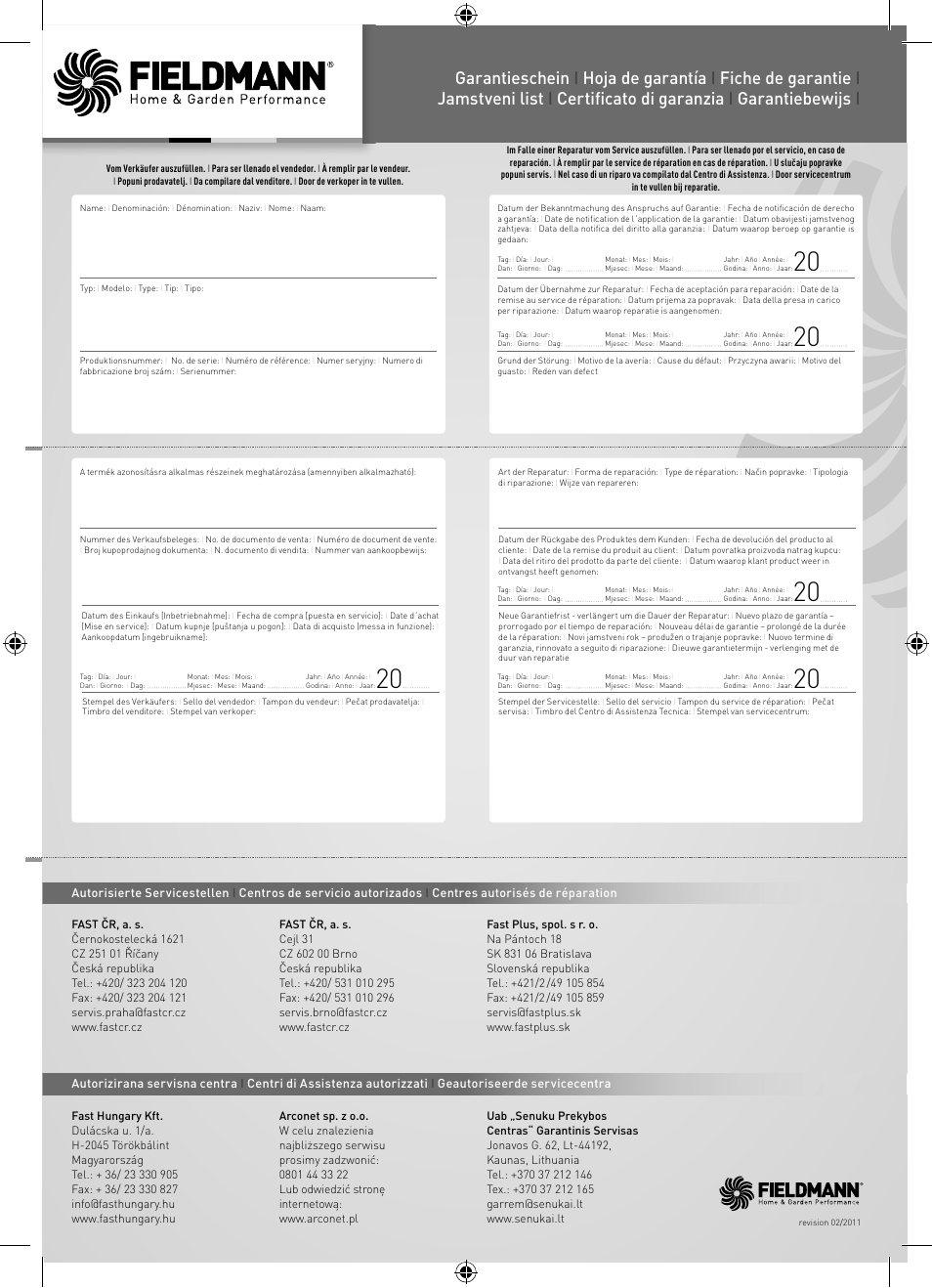 Fieldmann FZR 5110-B User Manual | Page 87 / 92