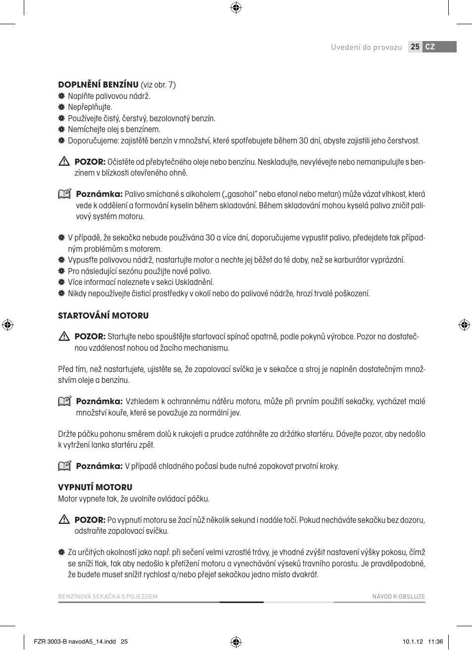 Fieldmann FZR 3004-B User Manual | Page 25 / 110