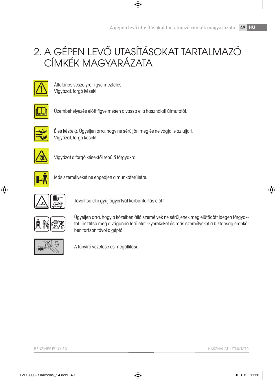 Fieldmann FZR 3004-B User Manual | Page 49 / 110