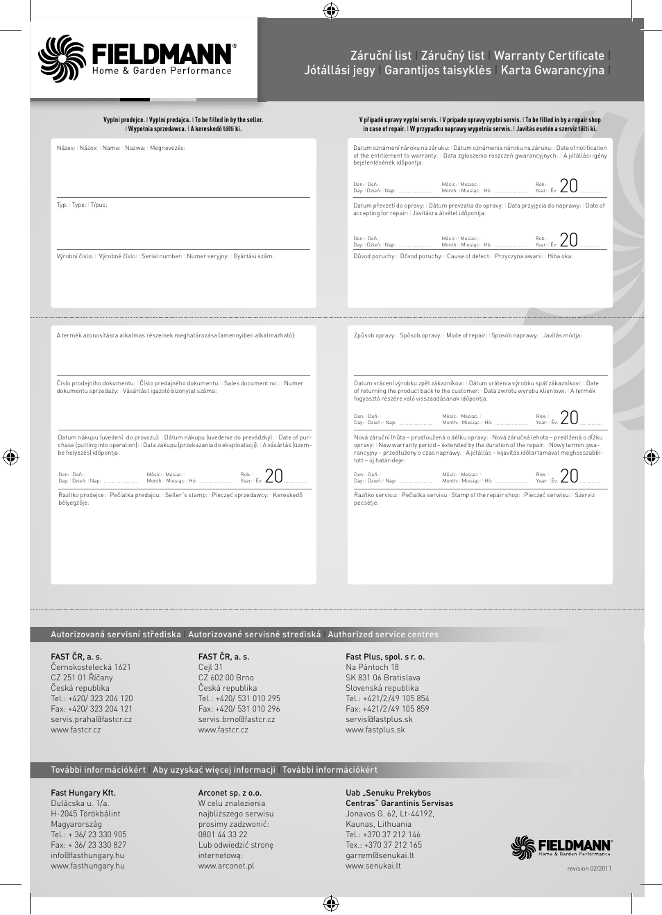 Fieldmann FZR 4621-BV User Manual | Page 85 / 92