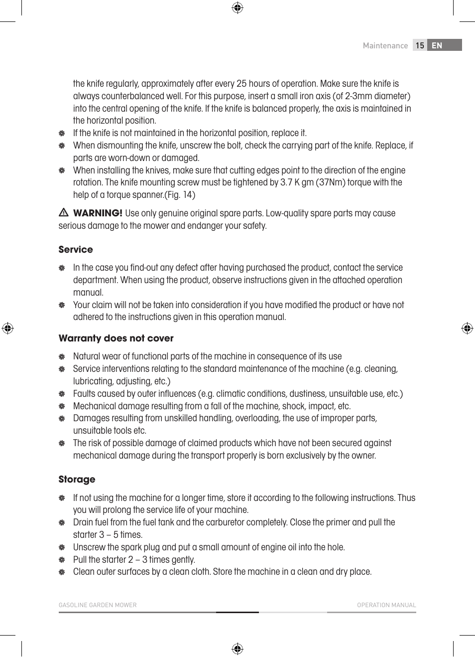 Fieldmann FZR 4620-B User Manual | Page 15 / 82