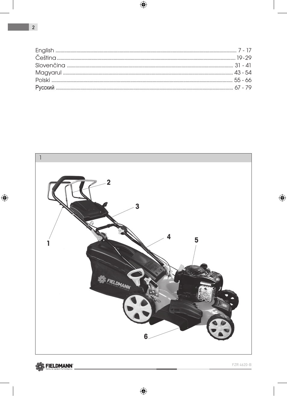 Fieldmann FZR 4620-B User Manual | Page 2 / 82