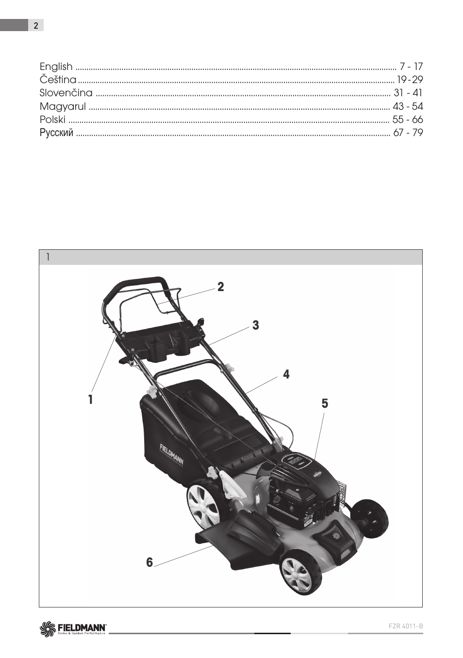 Fieldmann FZR 4011-B User Manual | Page 2 / 82