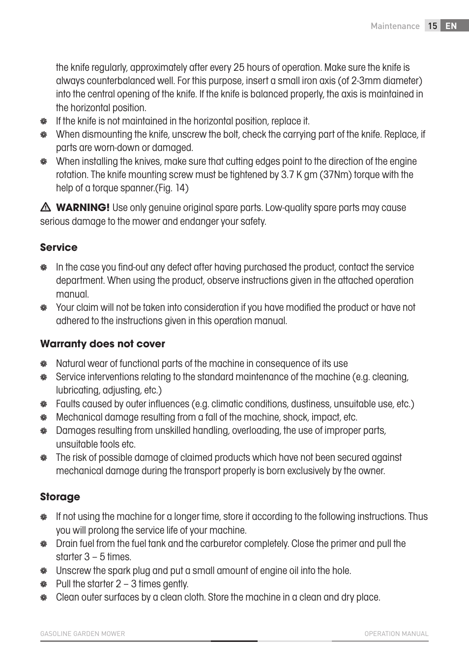 Fieldmann FZR 4615-B User Manual | Page 15 / 82