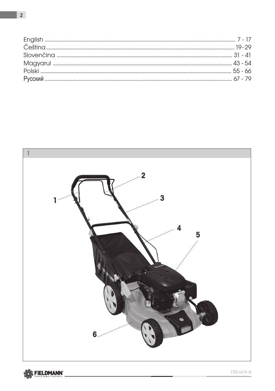 Fieldmann FZR 4610-B User Manual | Page 2 / 80