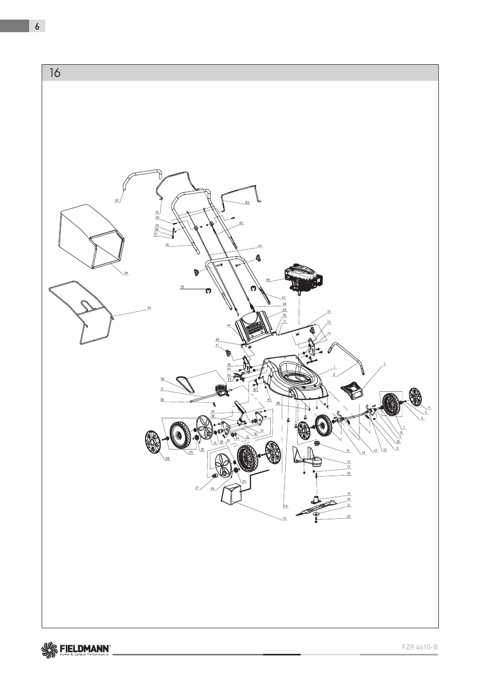 Fieldmann FZR 4610-B User Manual | Page 6 / 80