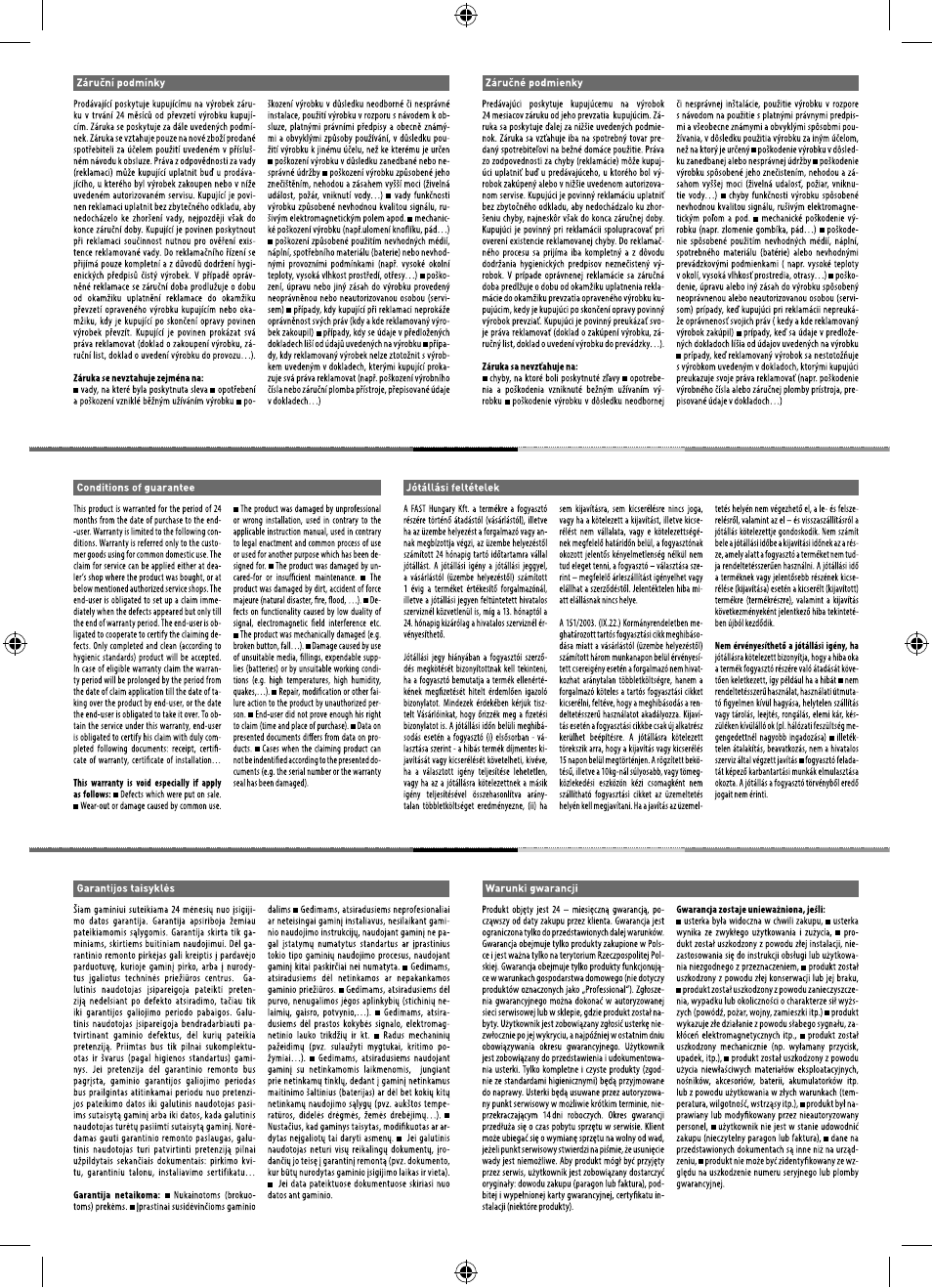 Fieldmann FZR 4010-B User Manual | Page 86 / 88
