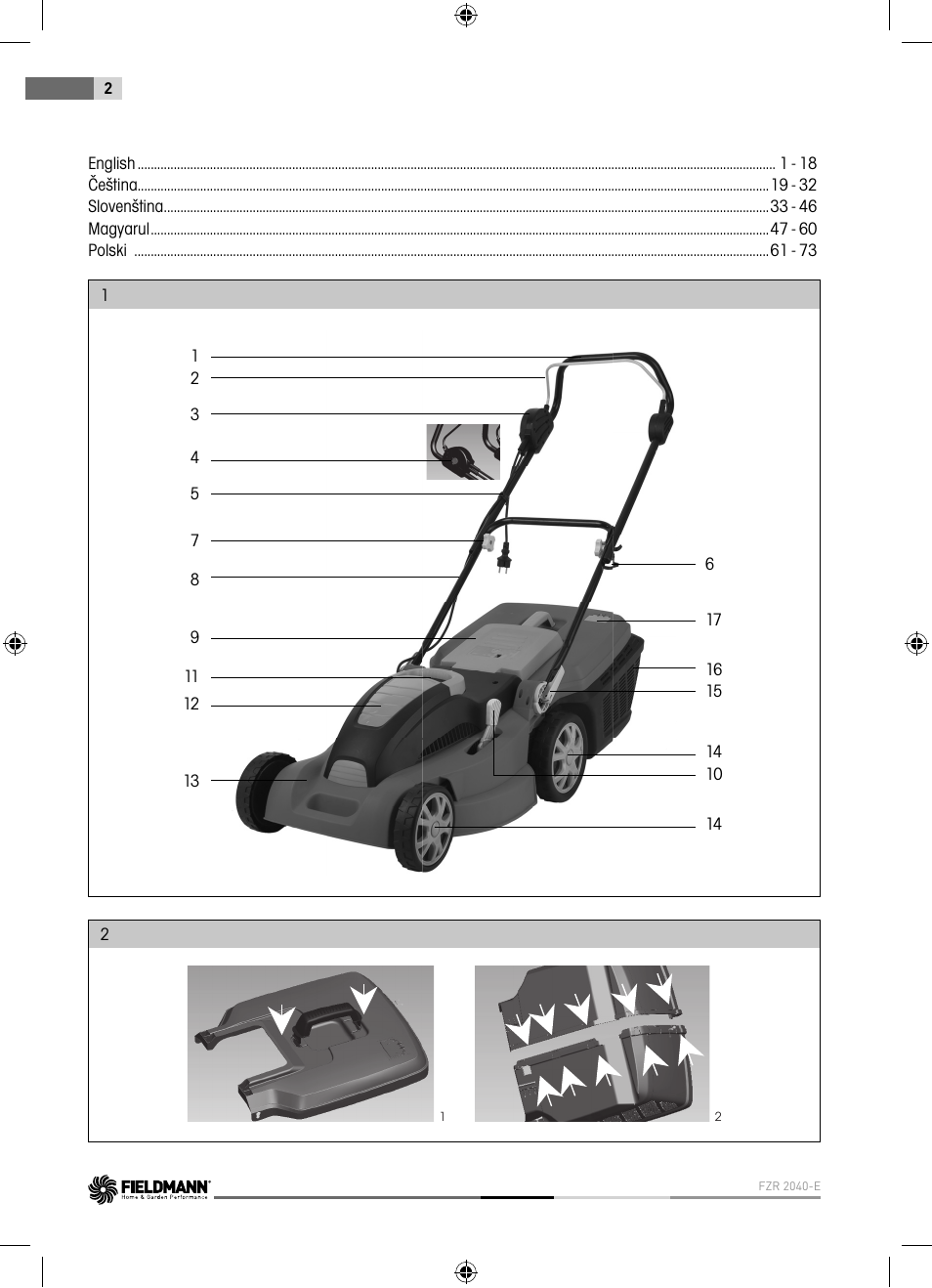 Fieldmann FZR 2040-E User Manual | Page 2 / 76
