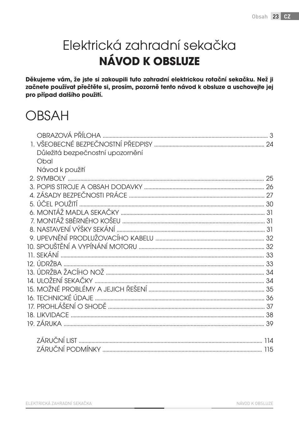 Fieldmann FZR 2020-E User Manual | Page 23 / 116