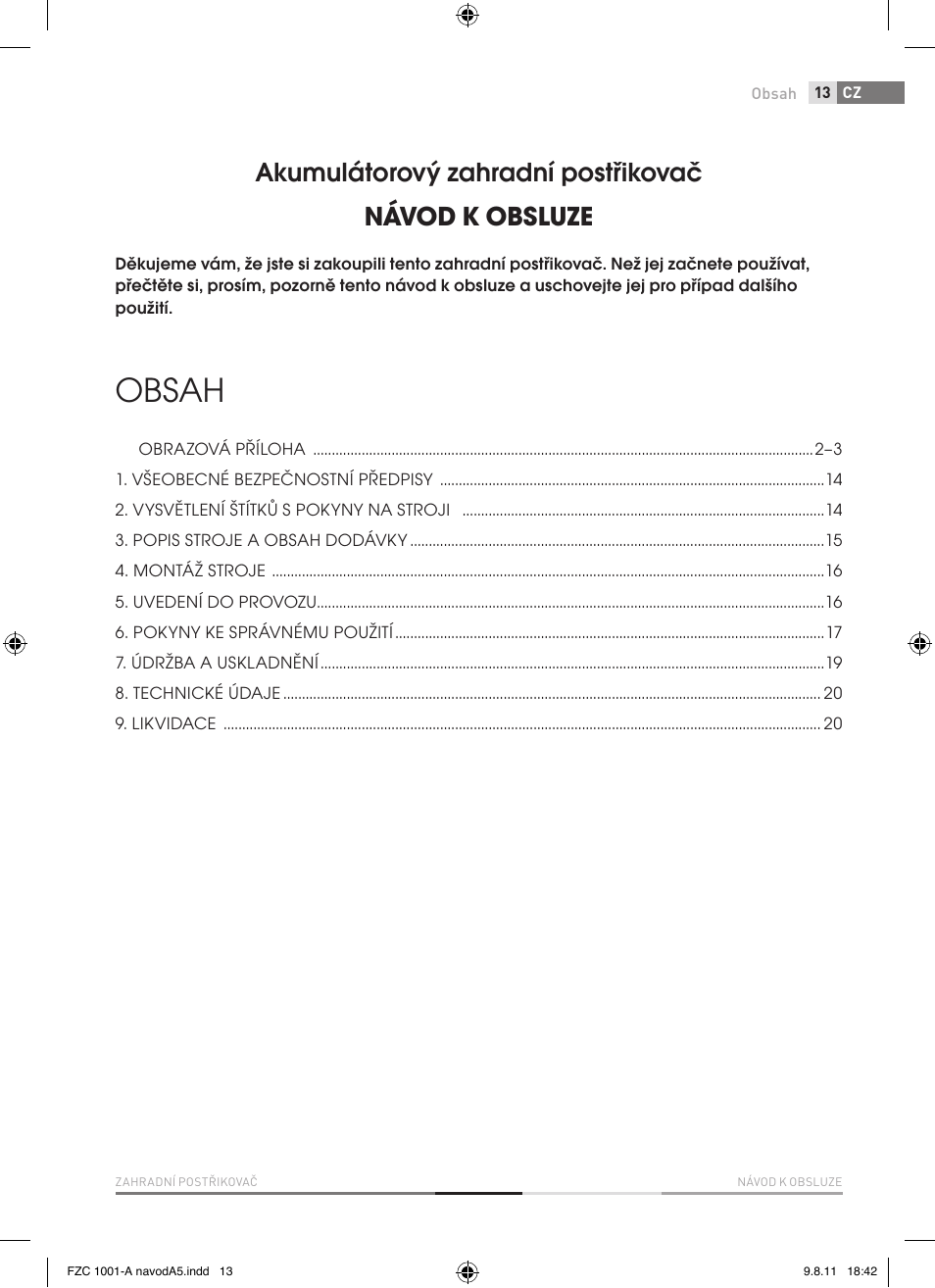 Fieldmann FZC 1001-A User Manual | Page 13 / 64