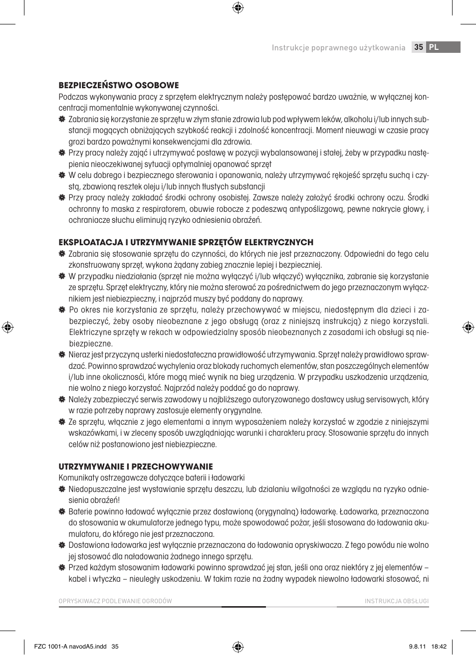 Fieldmann FZC 1001-A User Manual | Page 35 / 64