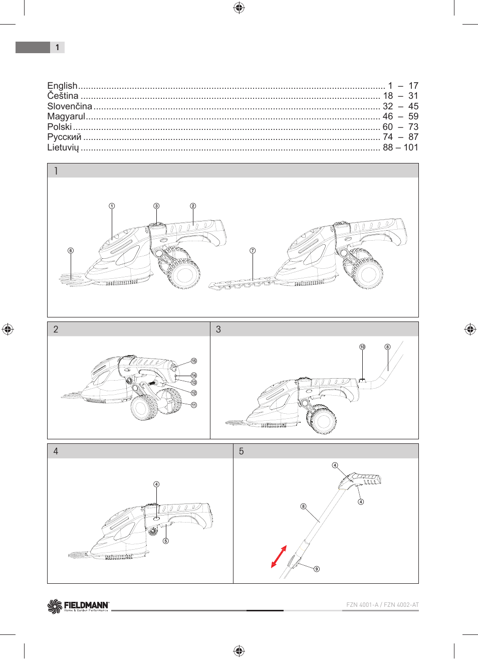 Fieldmann FZN 4001-A User Manual | Page 2 / 104