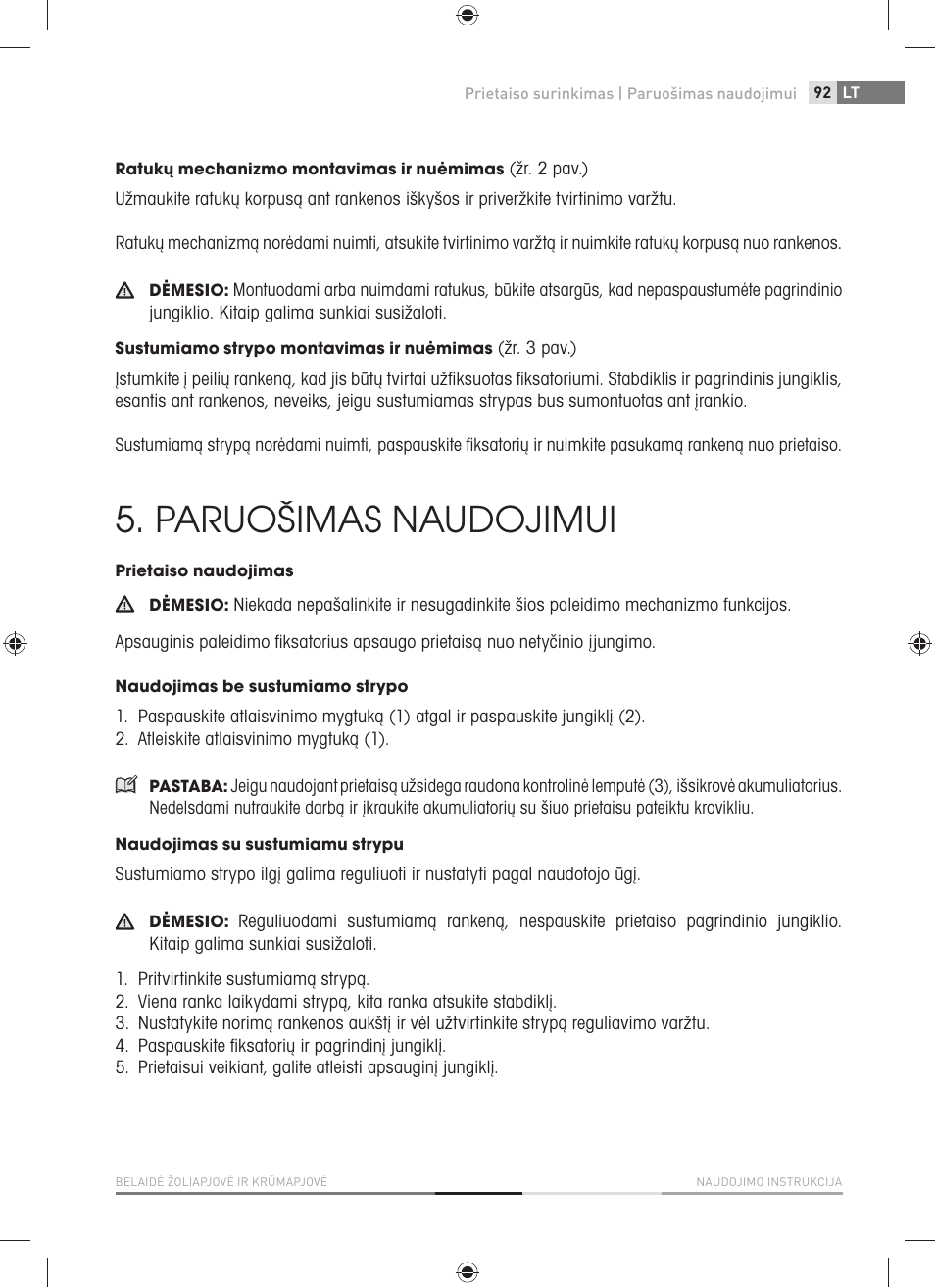 Paruošimas naudojimui | Fieldmann FZN 4001-A User Manual | Page 93 / 104
