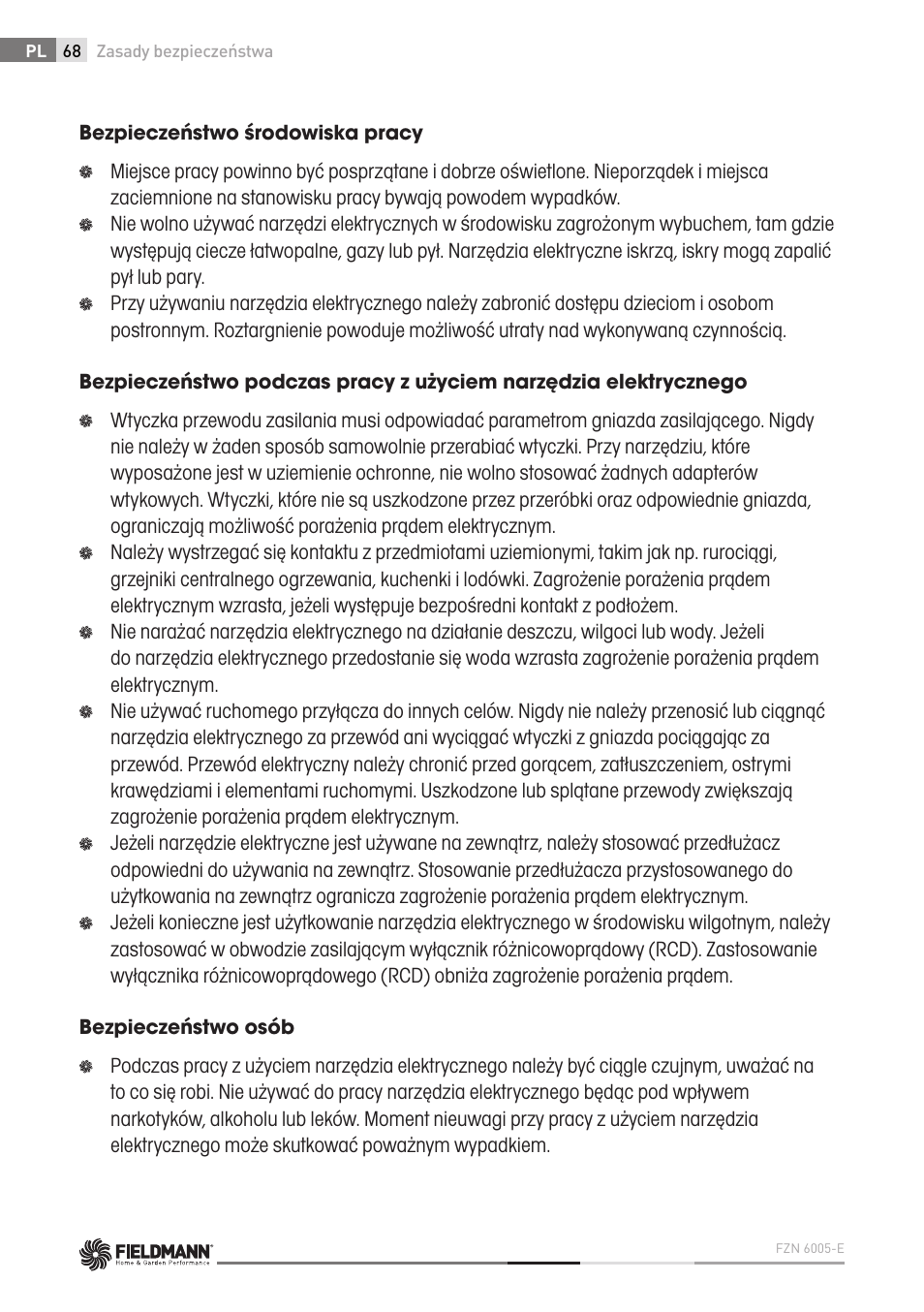 Fieldmann FZN 6005-E User Manual | Page 68 / 80