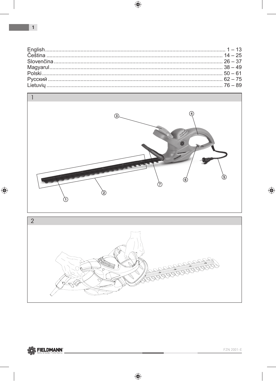Fieldmann FZN 2001-E User Manual | Page 2 / 92