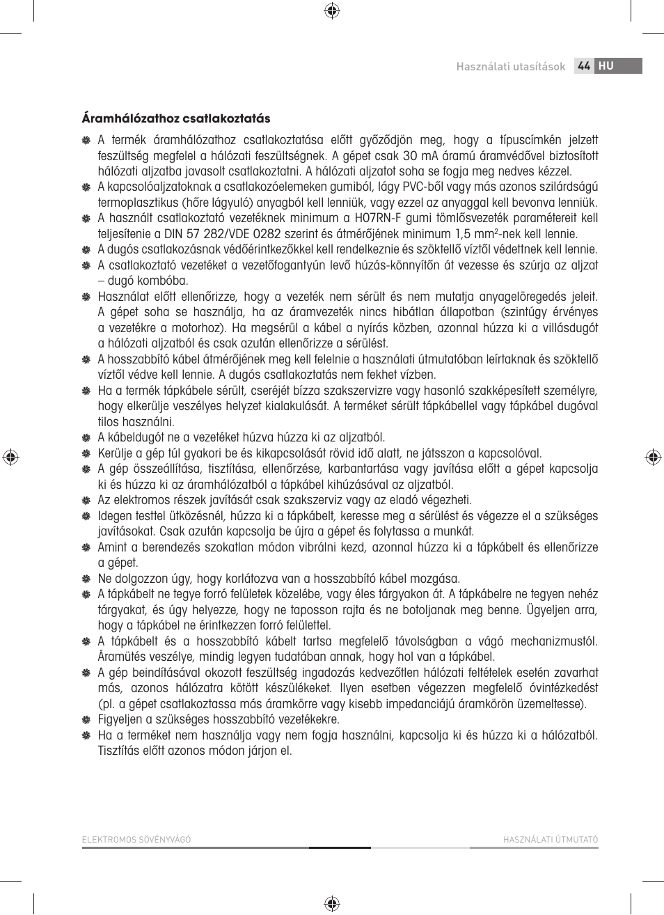 Fieldmann FZN 2001-E User Manual | Page 45 / 92